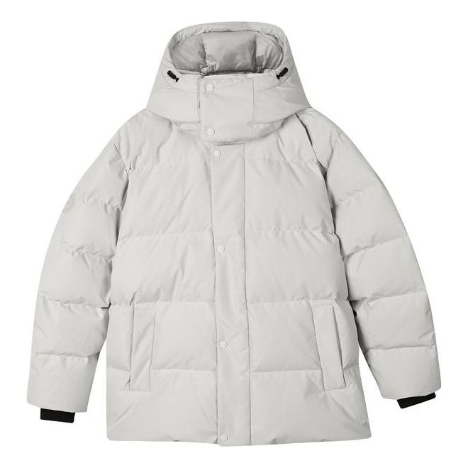 Skechers Warm Lightweight Hooded Down Jacket 'Grey' L423M094-00MV