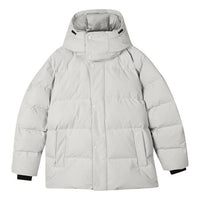 Skechers Warm Lightweight Hooded Down Jacket 'Grey' L423M094-00MV