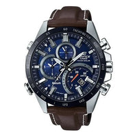 CASIO EDIFICE Quartz Waterproof Solar Powered Mens Brown Analog EQB-501XBL-2A