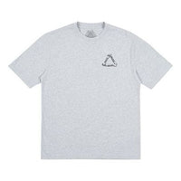 PALACE Bones Grey Marl Logo Printing Short Sleeve Unisex Gray PAL-SS18-060