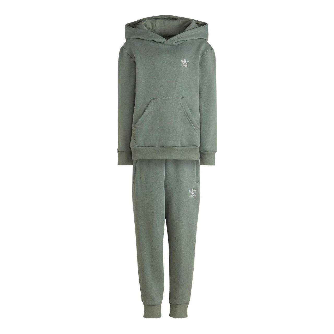 (GS) adidas Adicolor Hoodie Set 'Green' IB9909