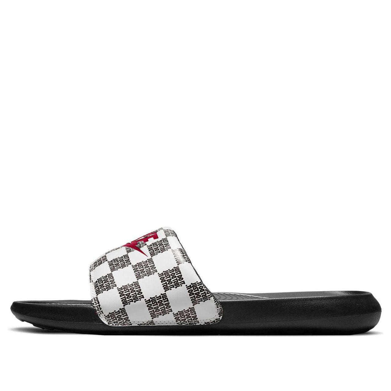 Nike Victori One Black/White/Red Slipper CN9678-102