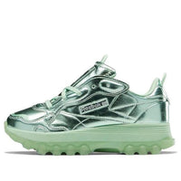 (GS) Reebok Cardi B x Classic Leather 'Semi Pixel Mint' HR0449