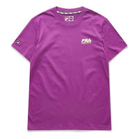 FILA FUSION Minimalistic Knit Short Sleeve Purple T11M026102F-VT