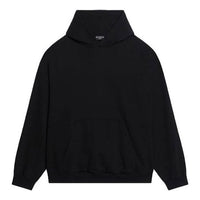 Balenciaga Worldwide Logo Popover Hoodie 'Black Yellow' 674986TLVA71361