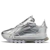 (WMNS) Reebok Cardi B x Classic Leather 'Silver Metallic Pewter' GW2632