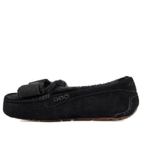 (WMNS) UGG Ansley Twinface Bow 'Black' 1118958-BLK