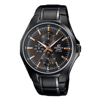 CASIO EDIFICE Waterproof Stainless Steel Strap Mens Black Analog EF-339BK-1A9