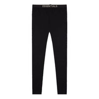 Fear of God Essentials FW20 Knit Logo Pants 'Black' FOG-FW20-183