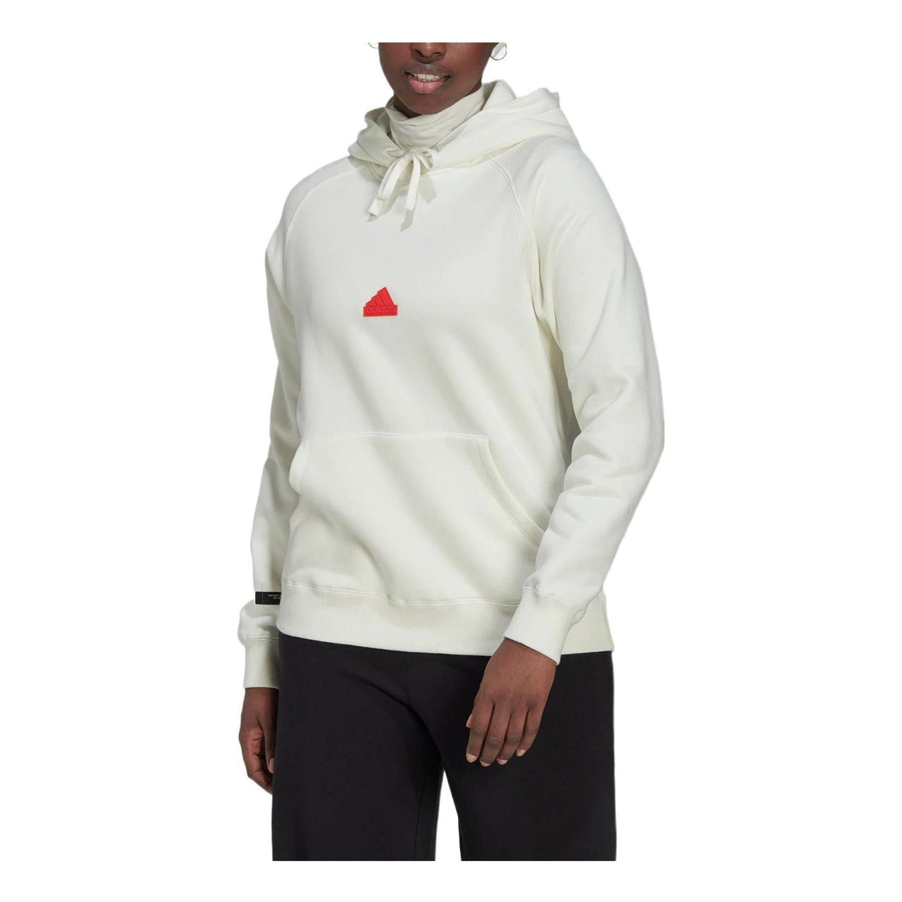 (WMNS) adidas Oversized Hoodie Sweatshirt 'White' HM2852