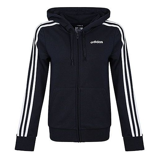(WMNS) adidas 3-Stripes Hoodie 'Black' DP2419