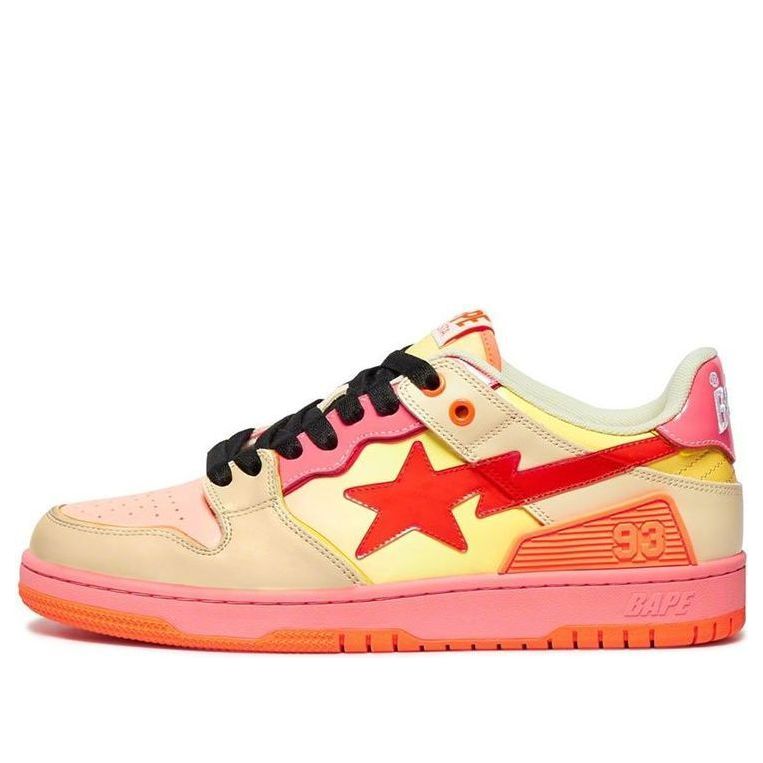 A BATHING APE Sk8 Sta 'Orange Pink' W291002-ORANGE