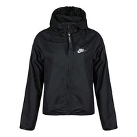 (WMNS) Nike Sportswear Windrunner Zipper Hooded Jacket Black BV3940-010