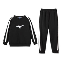 (GS) Mizuno Casual Sweater Suit 'Black' TZ2190