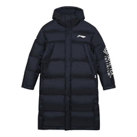 Li-Ning Jimmy Butler Logo Long Down Jacket 'Black' AYMS245-1
