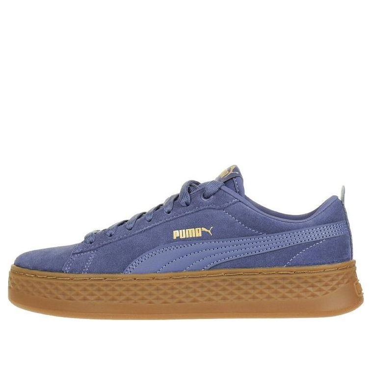 PUMA Smash Platform SD Casual Board Shoes Blue 366488-04