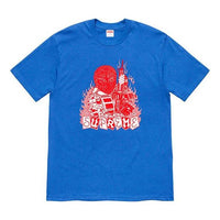 Supreme FW19 Week 7 Mercenary Tee Mercenaries Printing Short Sleeve Unisex Royal Blue T-Shirt SUP-FW19-727