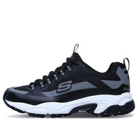 Skechers Stamina Running Shoes Black/White/Gray 666030-BKGY