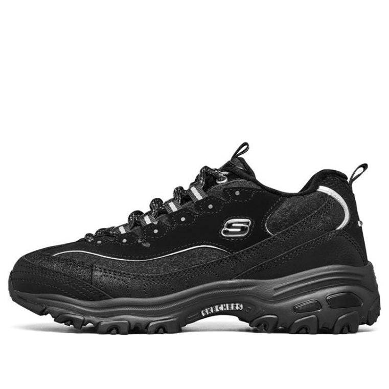 (WMNS) Skechers D'lites Black/White 66666078-BBK