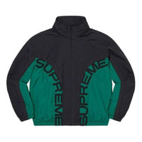 Supreme Curve Track Jacket 'Black Green' SUP-SS22-089