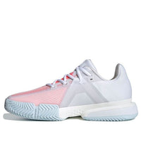 (WMNS) adidas Solematch Bounce Hard Court 'White Pink' FU8126