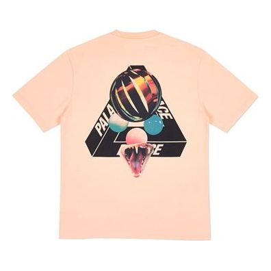 PALACE Sans Ferg Peach Glasses Back Logo Short Sleeve Unisex Pink P18SS063