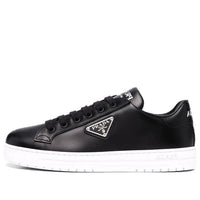 (WMNS) PRADA Downtown Brushed Leather Sneakers 'Black White' 1E904M_B4L_F0967_F_030