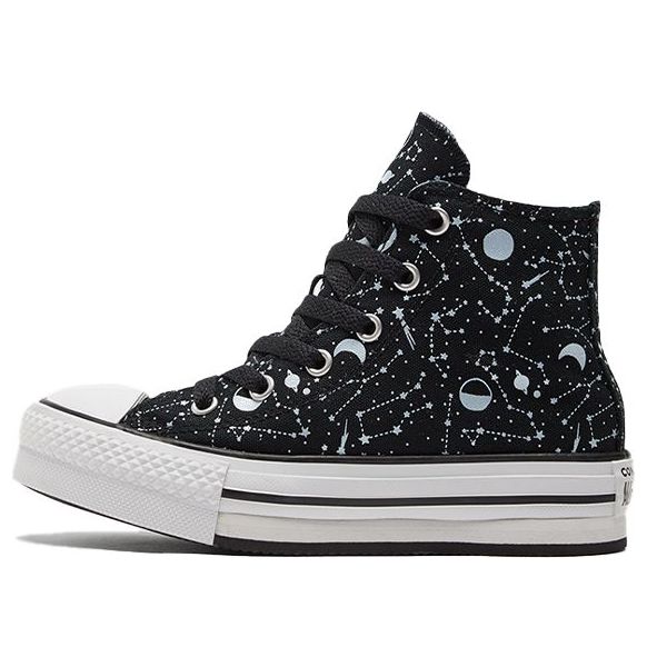 (GS) Converse Chuck Taylor All Star Eva Lift 'Black Blue White' 672117C