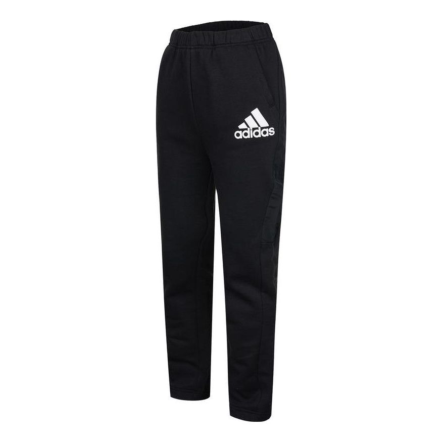 (GS) adidas Badge of Sport Sweatpants Asia Sizing 'Black White' GJ6669