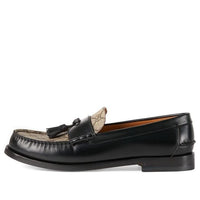 Gucci Tassel GG Loafers 'Black Ebony' 673817-17X30-1063