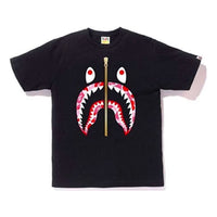 A Bathing Ape Half Zip Shark Face 'Black Red' BAPE19SS-011