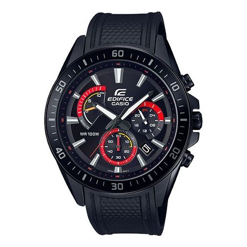 CASIO EDIFICE Waterproof Mens Black Analog EFR-552PB-1
