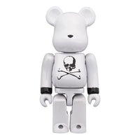 MMJ Mastermind JAPAN White CHROME 1000% BEARBRICK3566
