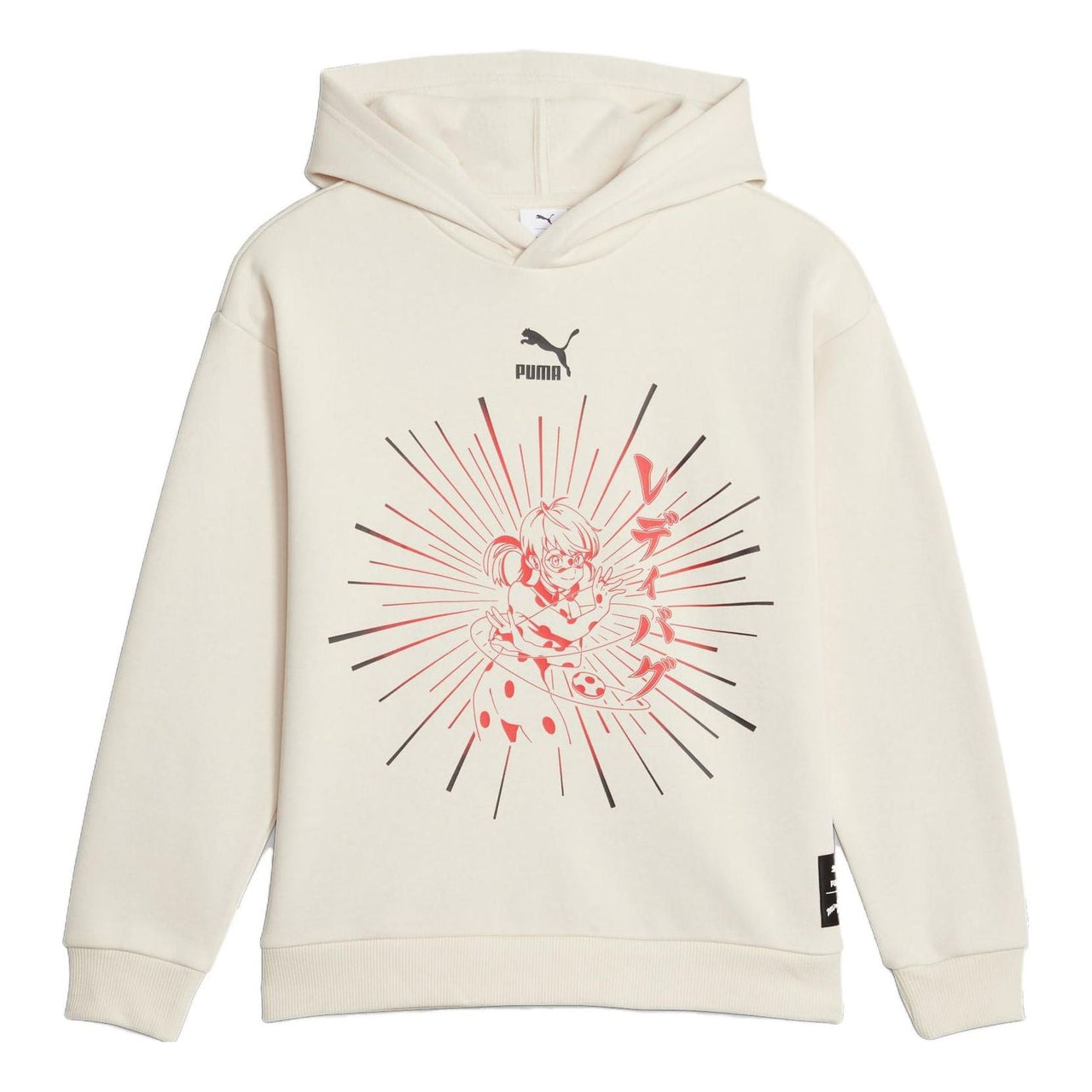 (GS) PUMA x MIRACULOUS Youth Hoodie 'Alpine Snow' 621856-87