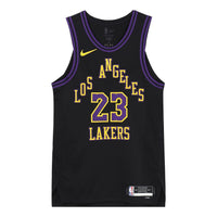 Nike Dri-FIT ADV Lebron James Los Angeles Lakers 2023/24 City Edition NBA Authentic Jersey 'Black' DX8763-012