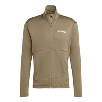adidas Terrex Multi Light Fleece Full Zip Jacket Asia Sizing 'Olive Green' IQ3742