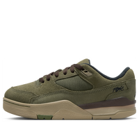 (GS)  Air Jordan Flight Court 'Medium Olive Baroque Brown' HF3333-202