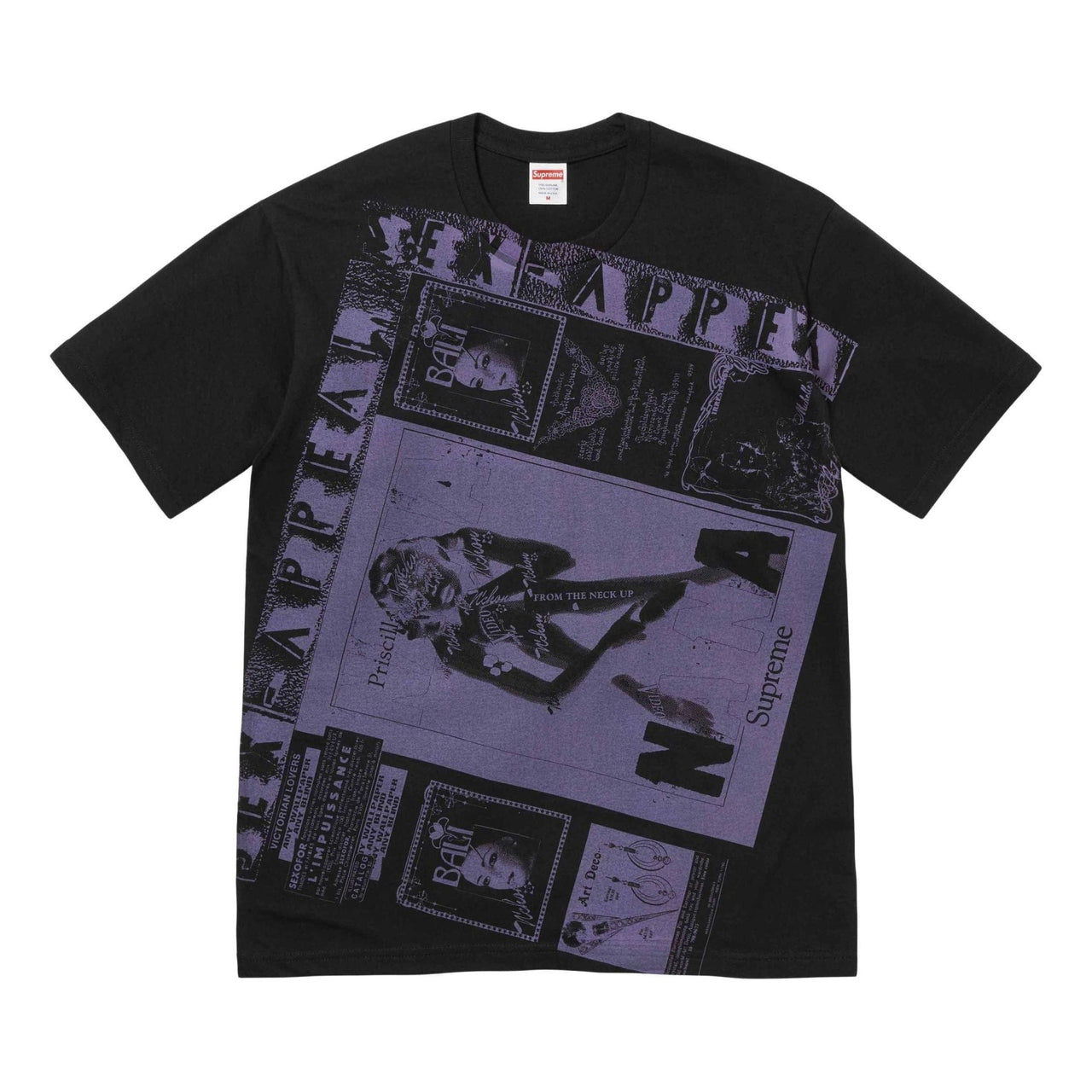 Supreme Collage T-Shirt 'Black Purple' SUP-SS24-156