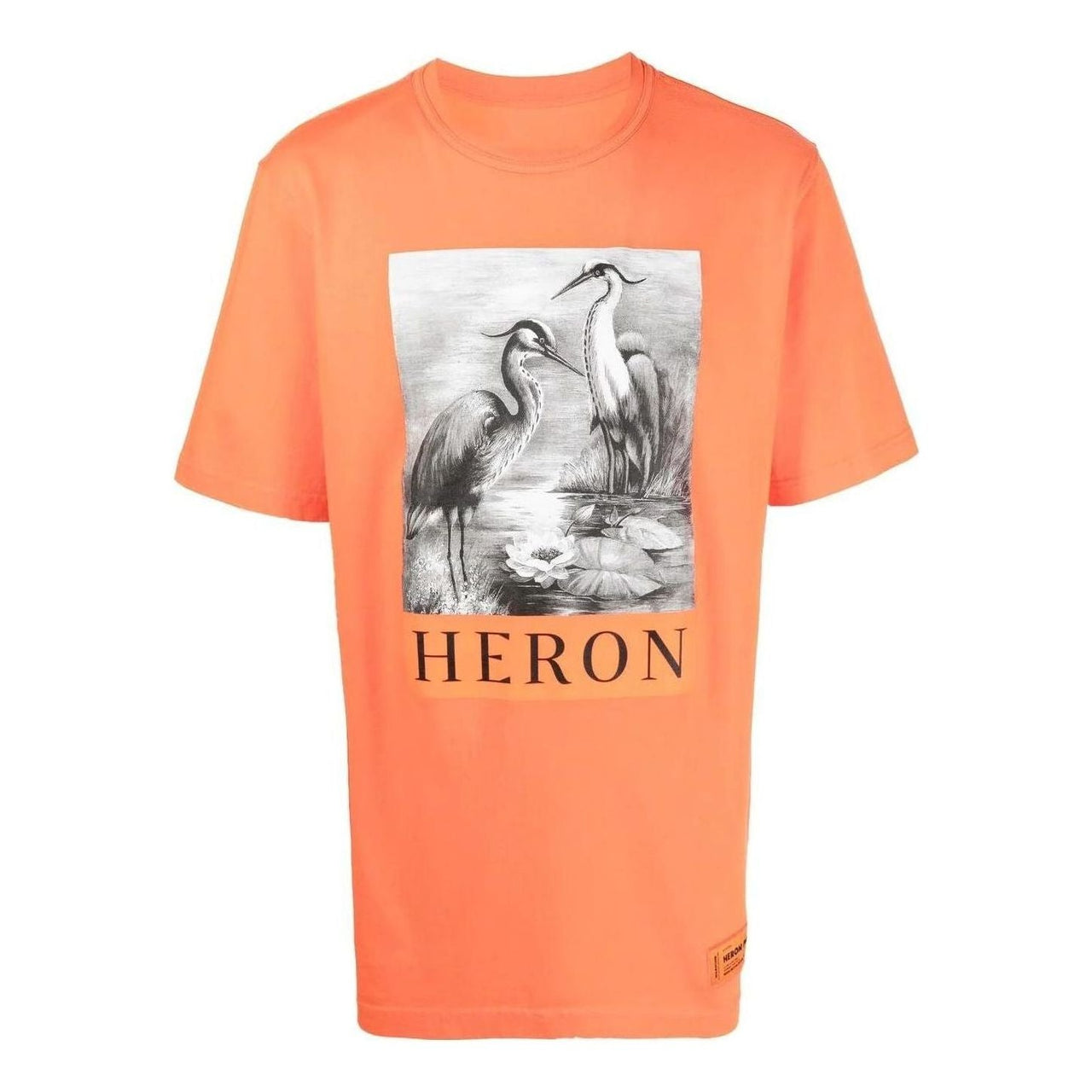 HERON PRESTON Heron T-shirt 'Orange' HMAA026C99JER0012210