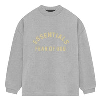 Fear of God Essentials SS24 Heavy Jersey Long-Sleeve T-Shirt 'Light Heather Grey' 125SP242016F