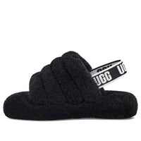 (PS) UGG Fluff Yeah Slide 'Black' 1098494K-BLK