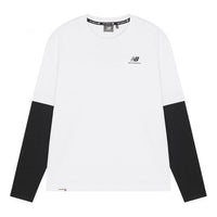 New Balance Classic Long Sleeve Tee 'White Black' 5DC16063-WT