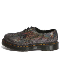 (WMNS) Dr. Martens 1461 Metallic JK 'Gunmetal Iridescent Crackle' 25730029