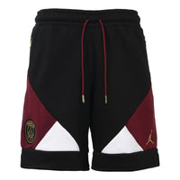 Air Jordan Paris Saint-Germain Colorblock Casual Sports Shorts Black CK9759-010