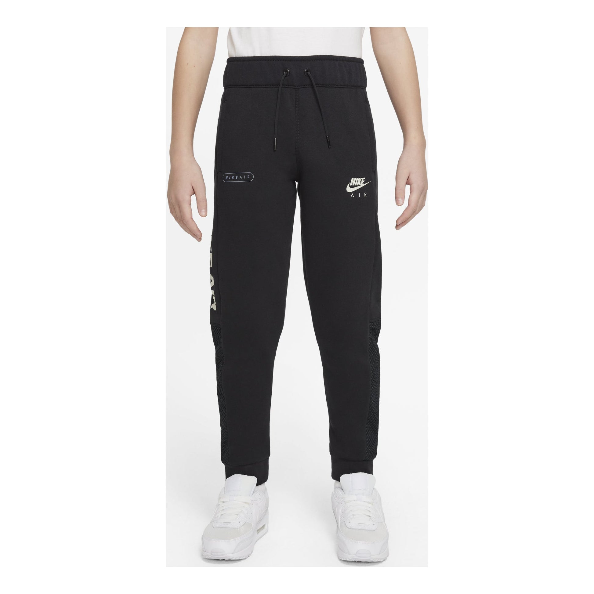 (GS) Nike Reflective Logo Printing Bundle Feet Sports Pants/Trousers/Joggers Boy Black DM8113-010