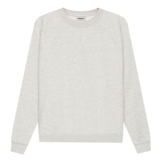 Fear of God Essentials SS21 Pullover Crewneck Light Heather Oatmeal FOG-SS21-594