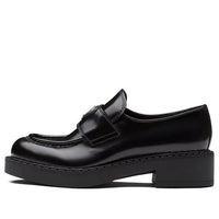 (WMNS) PRADA Leather Loafers 'Black' 1D246M_055_F0002_F_050