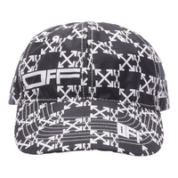 Men's Off-White Arrow Printing Black / White Cap CAP-17593700