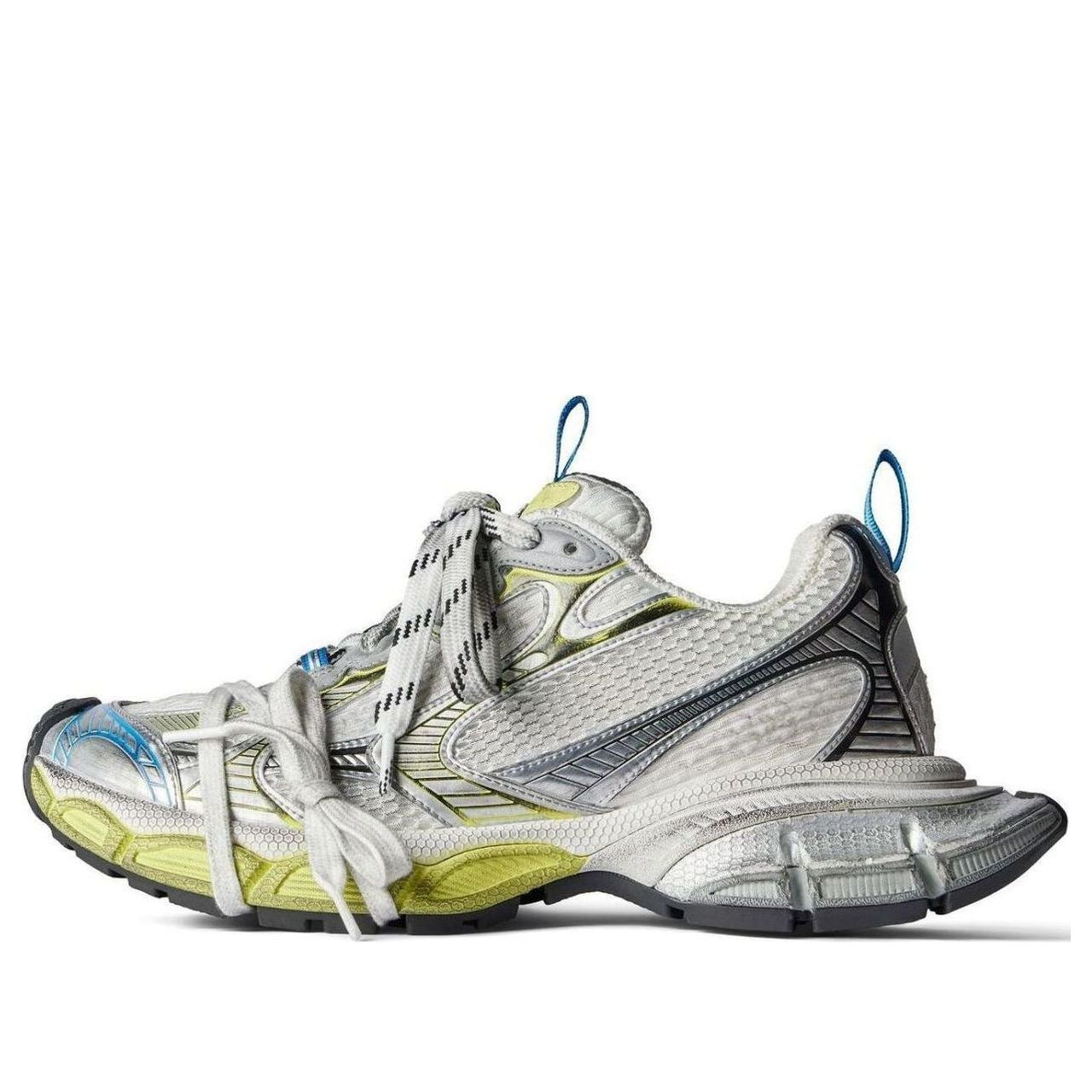(WMNS) Balenciaga 3XL Sneaker 'White Yellow Blue Mesh' 734731W3XL59074