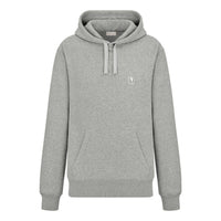 Men's DIOR SS22 Solid Color Logo Embroidered Pullover Gray 213J640A0741-C830